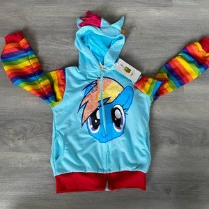 My Little Pony Rainbow Dash sweatshirt New size 6